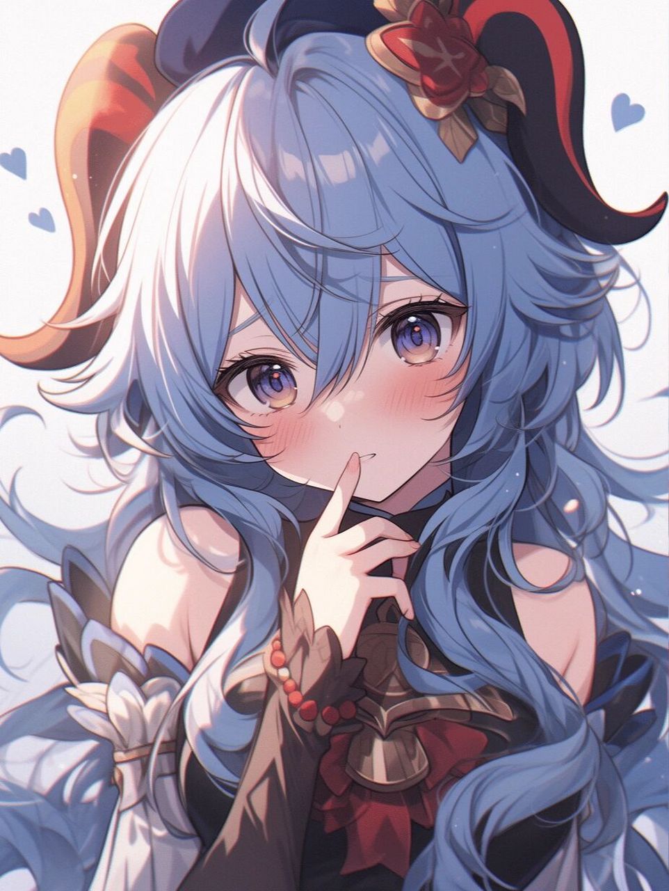 原神甘雨壁纸美图分享 使用【咔咔ai绘画】制作