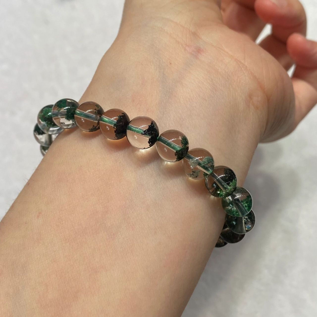 容易被误判的染色绿幽灵聚宝盆 染色绿幽灵你只要多看几次真假对比