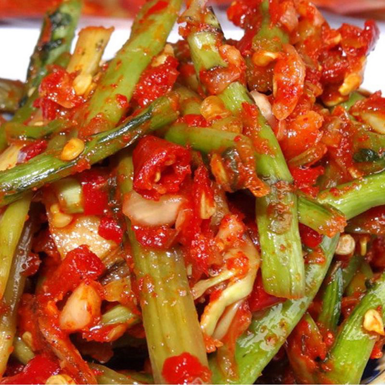 江西抚州正宗婆婆制作菜梗,又脆又香辣  临川菜梗是江西抚州临川地区