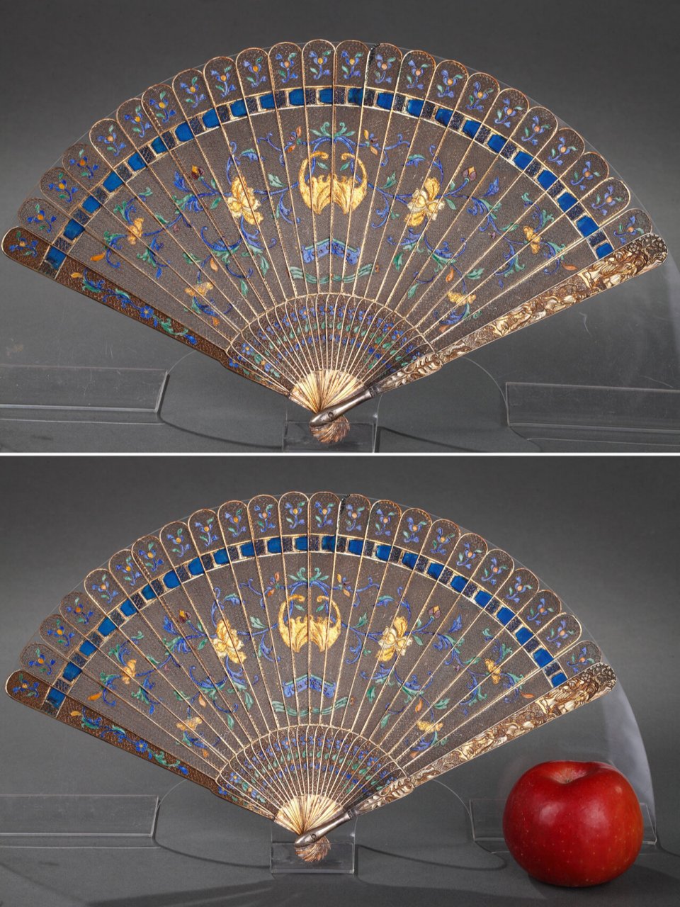 欧洲古董折扇九把|淑女手中雅物 61 欧洲折扇 葡萄牙人从东方带回