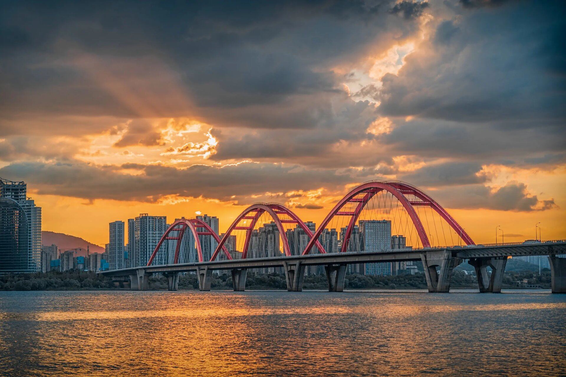 长沙最美大桥|福元路大桥合集 长沙横跨湘江的几座大桥我个人最喜欢福