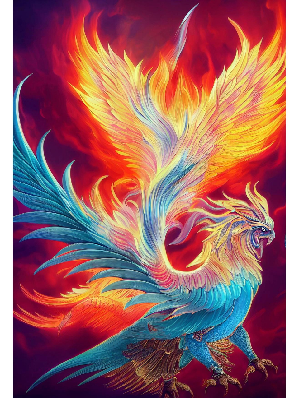 上古神兽之"凤凰"合集 凤凰,又作"凤皇",亦称凤鸟,丹鸟,火鸟,鶤鸡,威