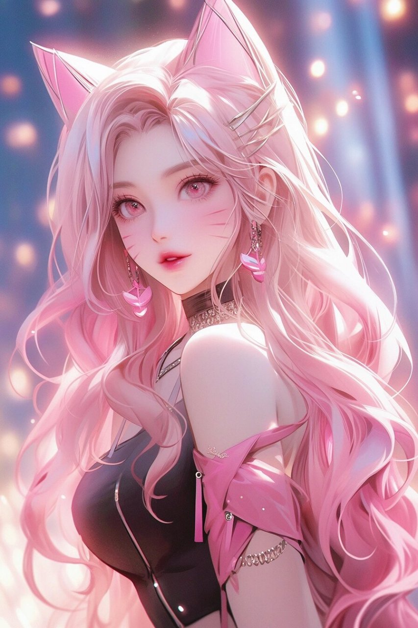 甜心壁纸8215女团kda阿狸美少女赛博动漫头像