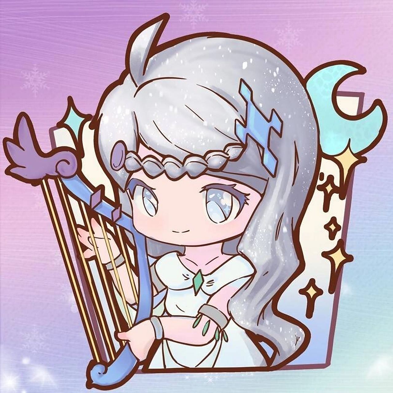 四位公主和银尘的q版表情包来啦! 叶罗丽宴会厅,叶罗丽官方.