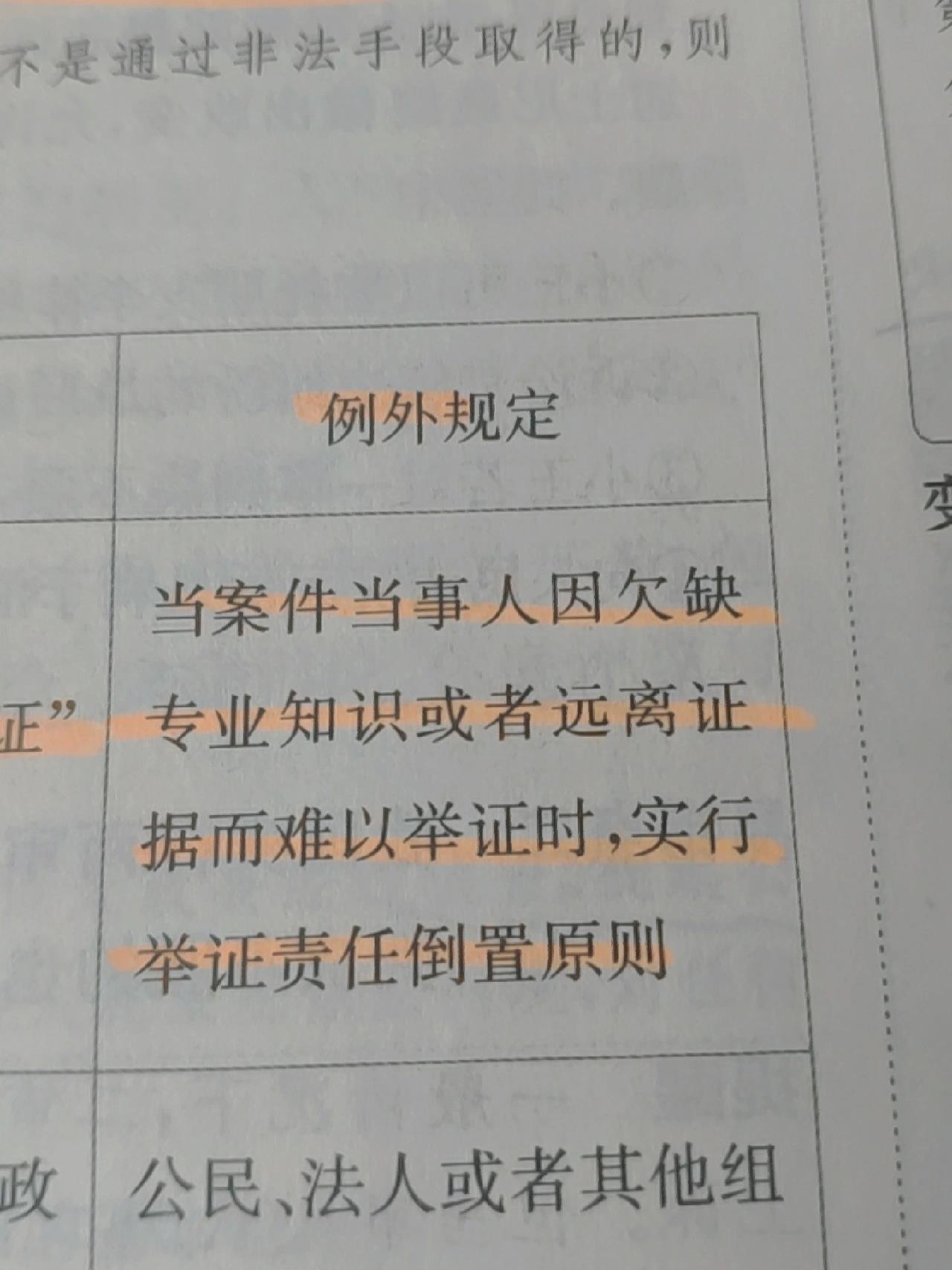举证责任倒置原则是什么意思