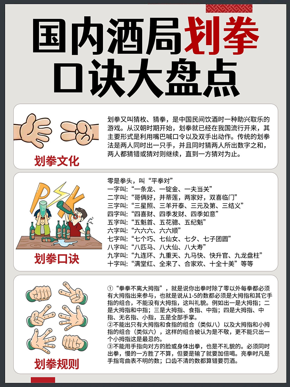 97酒桌上划拳口诀来了96这次一定包教包会73 划拳文化 划拳又叫