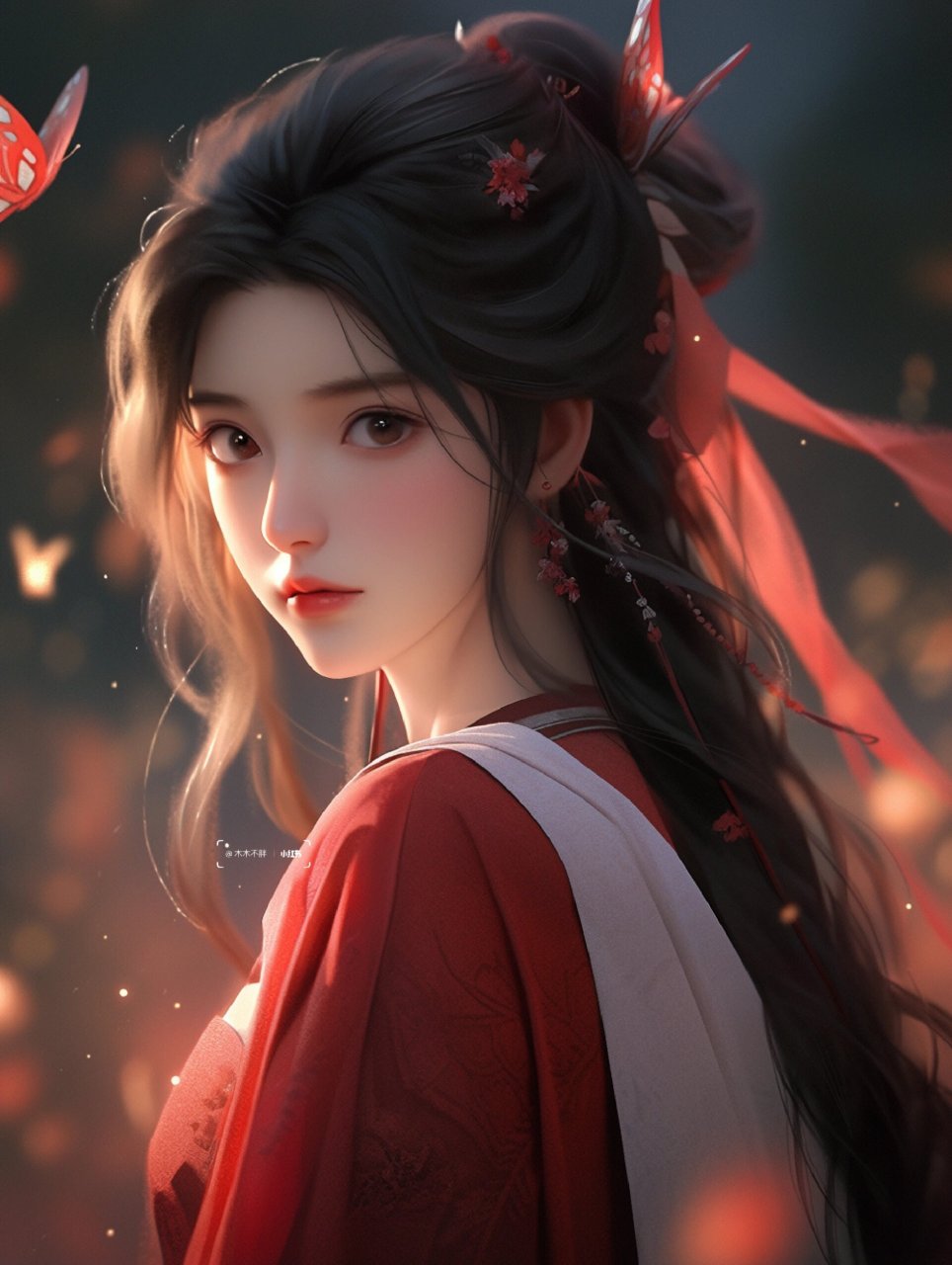 汉服|原创古风美女壁纸头像|国风高清壁纸