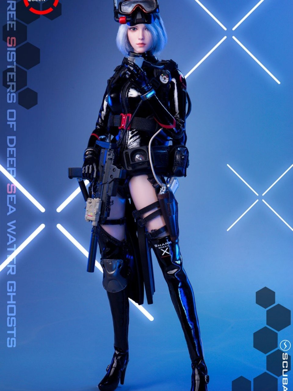 深海水鬼三姐妹 突击手 莉莉安lillian coreplay1/6兵人新品:深海水鬼