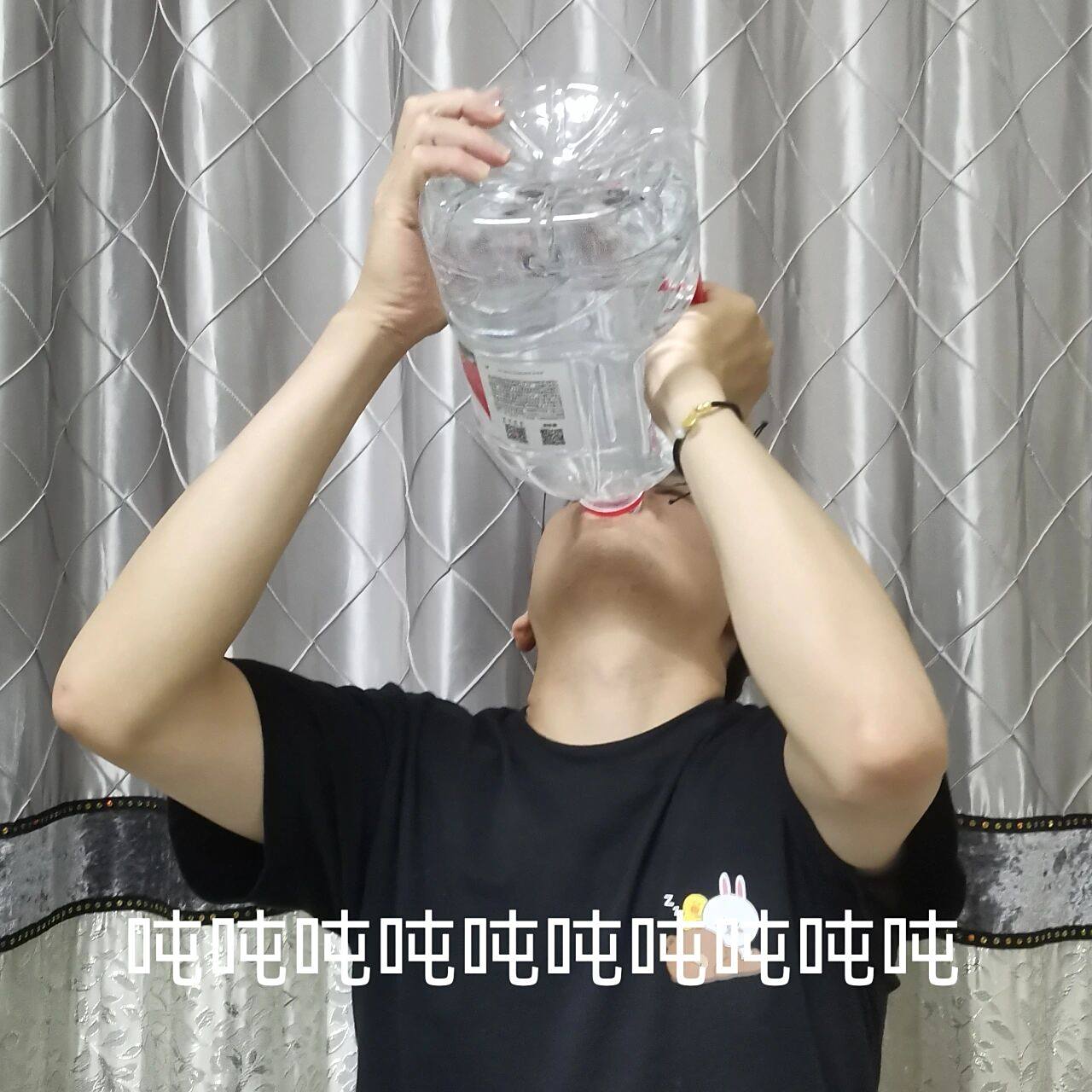 男友牌喝水表情包99 好喜欢我的男朋友啊,我不爱喝水,体检出来肾