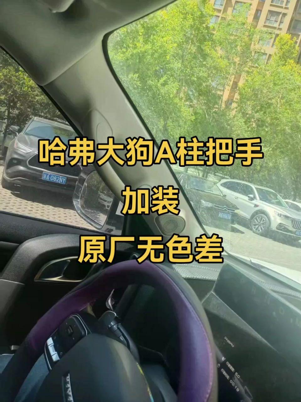 长城汽车原厂配件,哈弗原厂配件, 哈弗大狗a柱把手 加装 原厂无色差