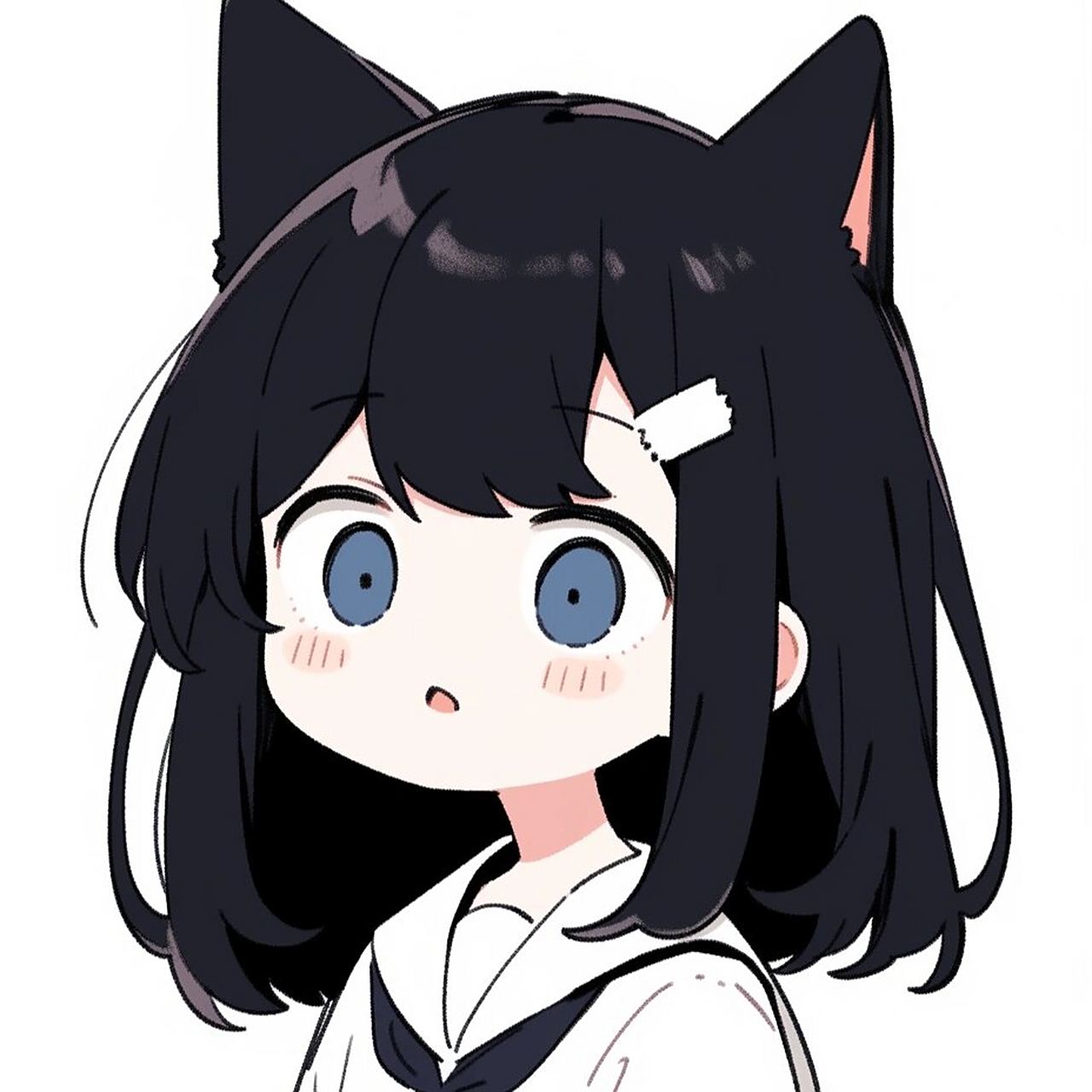 【首发】动漫优质猫耳女头集 midjourney绘制 ps改良 搬运请标明出处