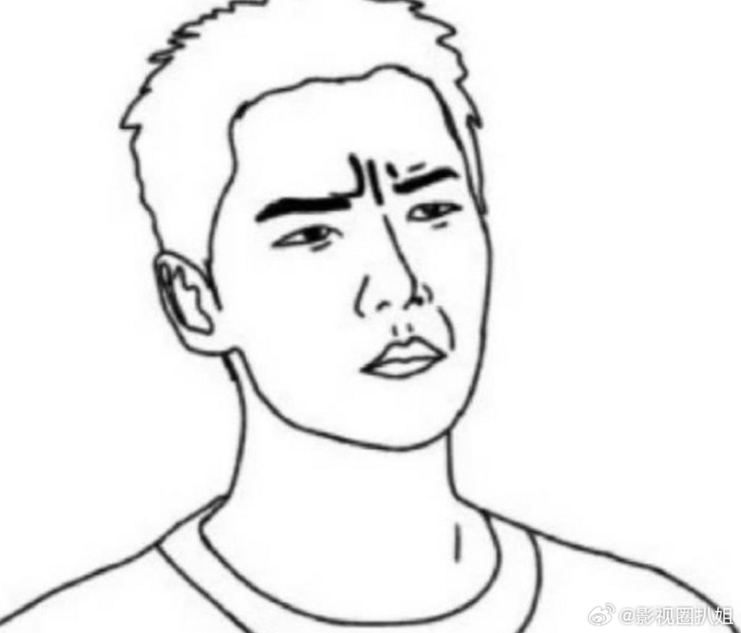 杨洋这么帅的一张图,只用寥寥几笔就勾勒出了他的特色,好神啊!91