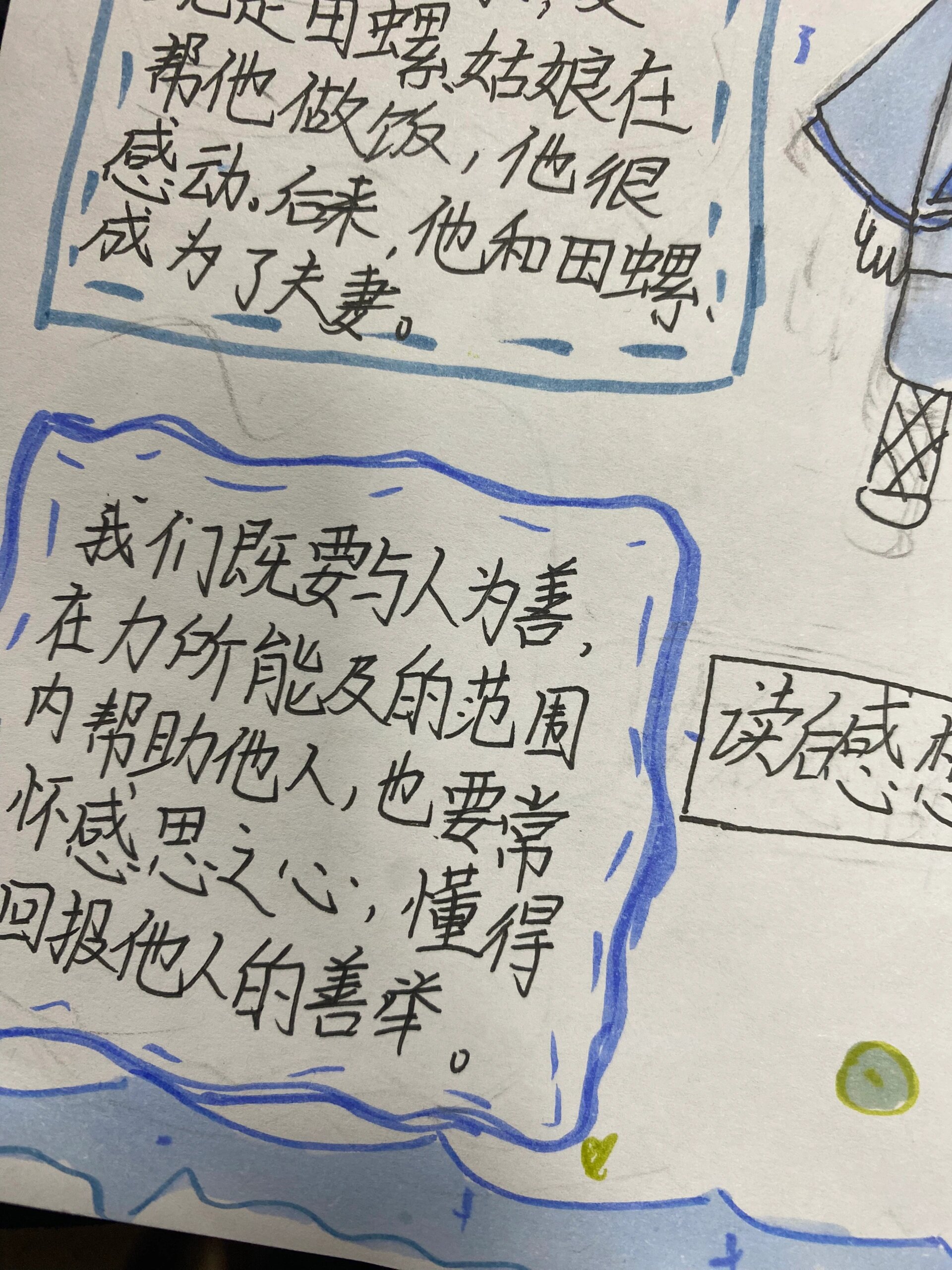 田螺姑娘篇章思维导图图片