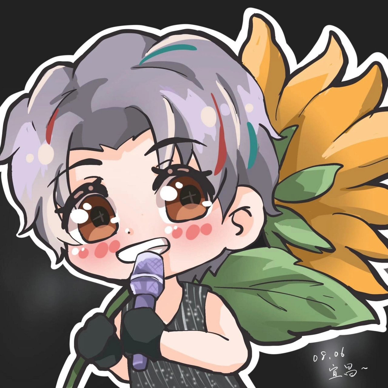 老薛头像更新啦 喜欢图的可以去wb汤圆派哦