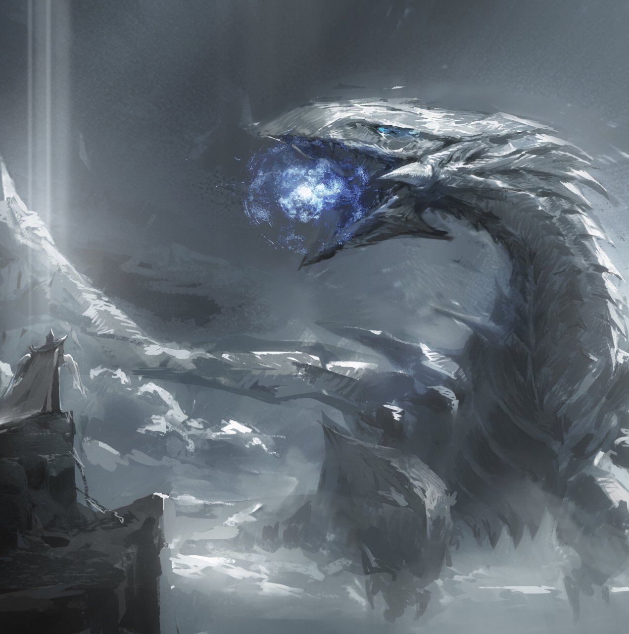 【板绘】8700万的青眼白龙没人看?