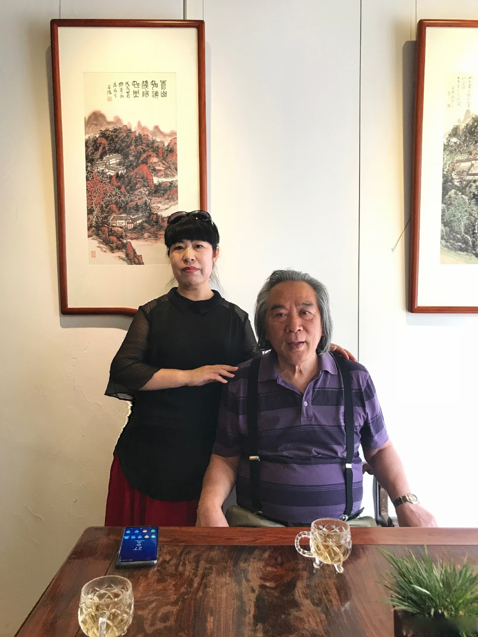 霍春阳入室弟子赵凯侠花鸟作品《和为贵》#国画##书画