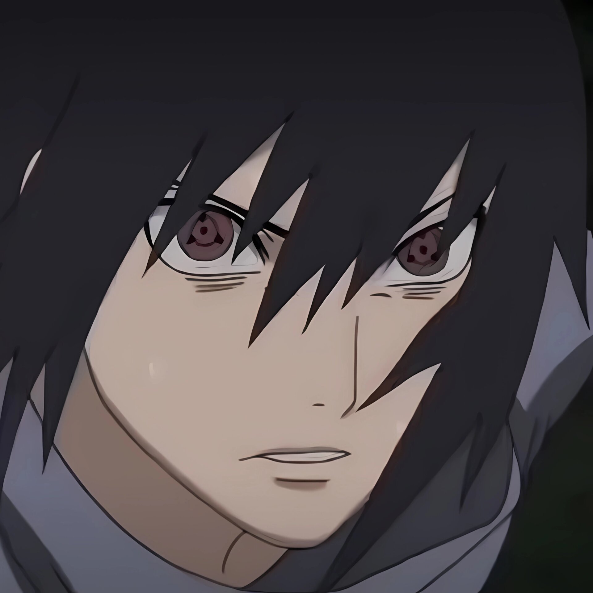 一组自截四战佐助头像