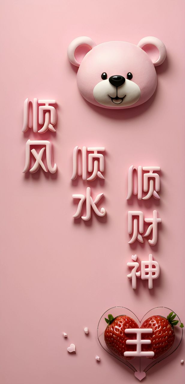 ai原创壁纸背景图 顺风顺水顺财神