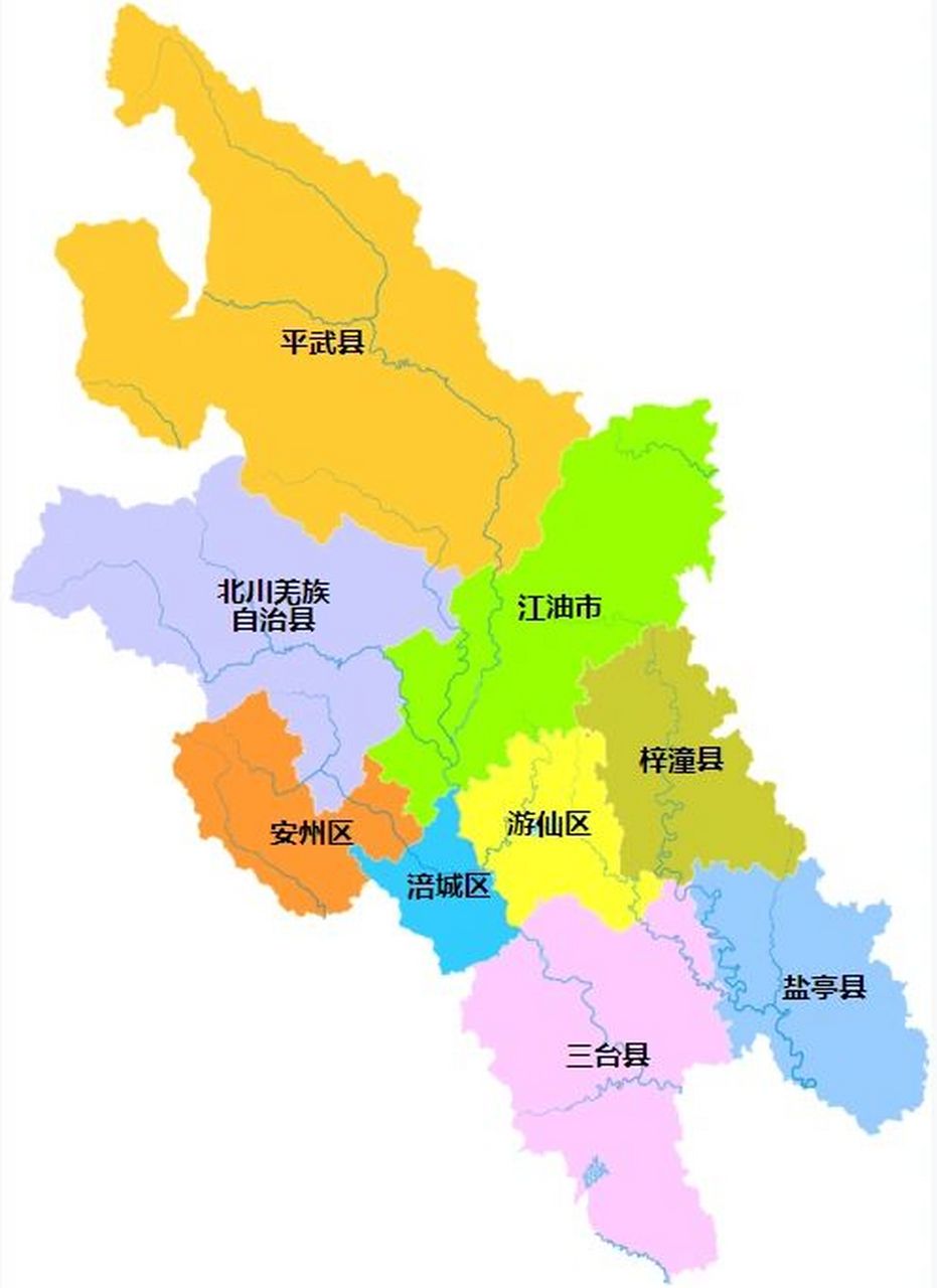 绵阳市地理位置图片