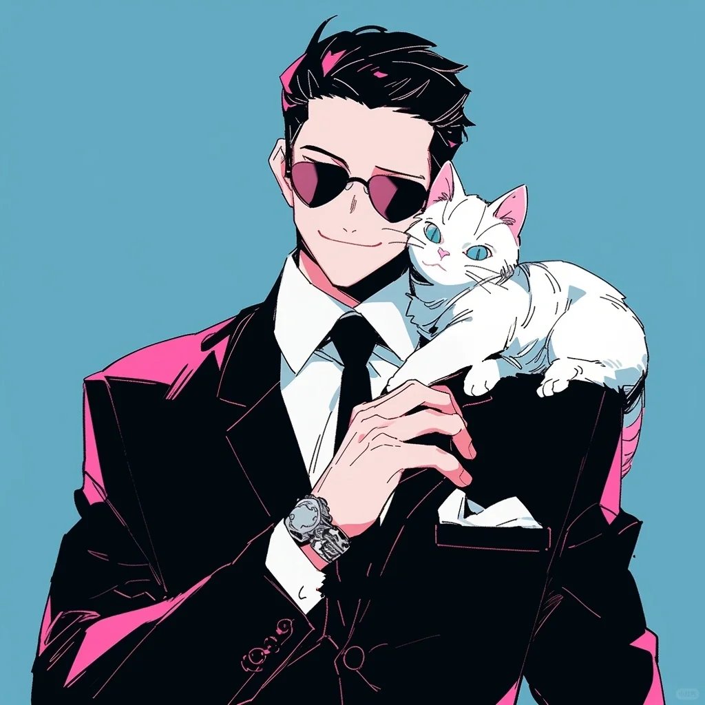 非常适合做头像的漫画男头 出一期简单风的头像,简单帅气