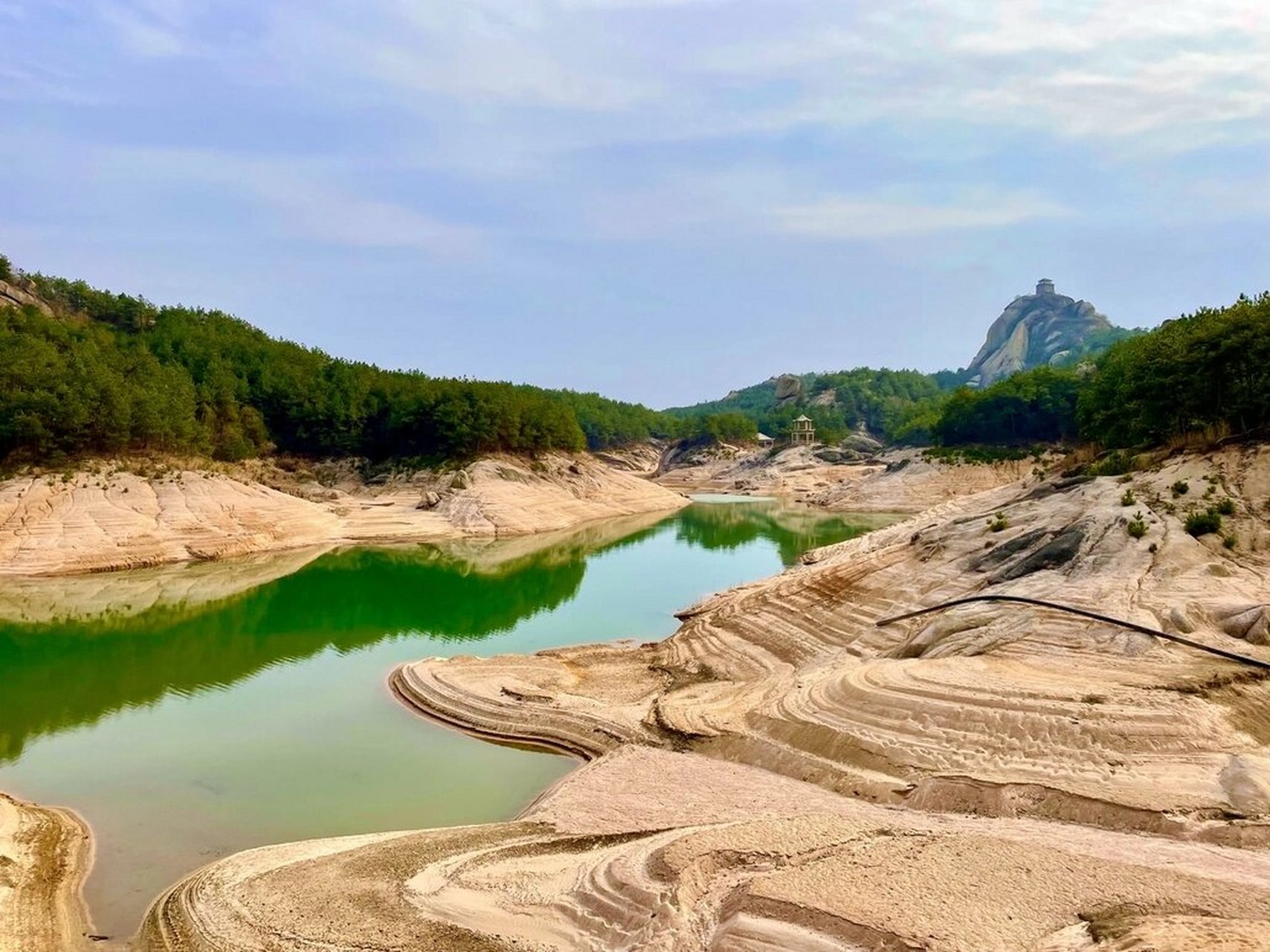 徒步铁寨,赏山水风光,看奇山异石7215 96铁寨风景区 这里静湖