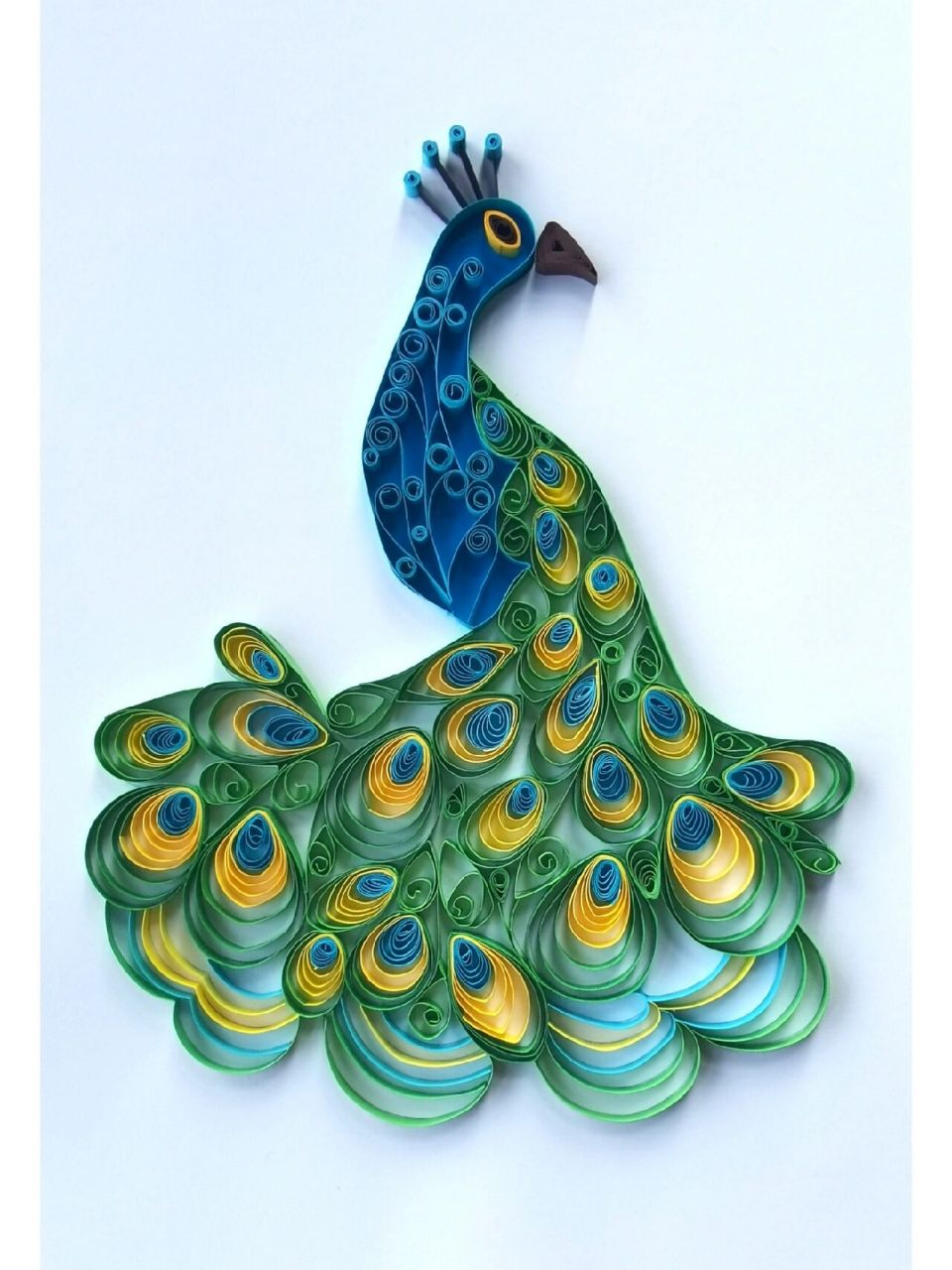 衍纸手工～孔雀