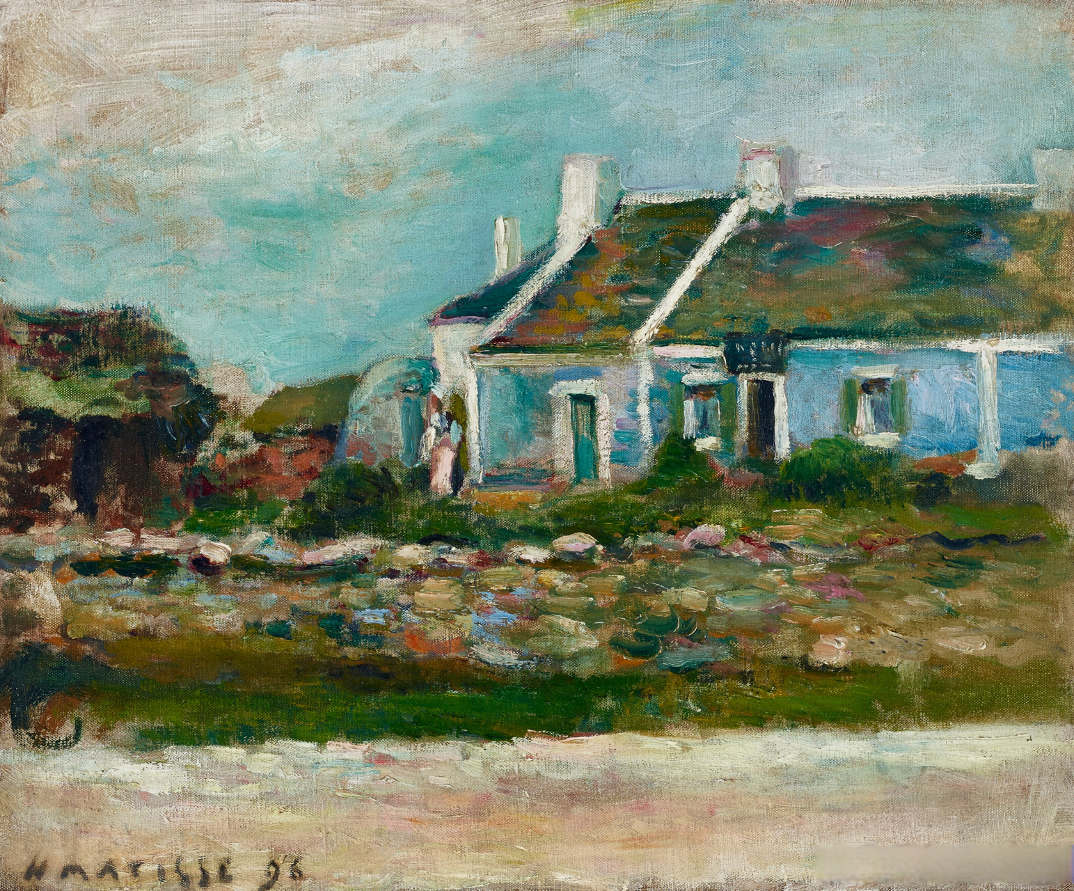 法国画家亨利·马蒂斯风景油画