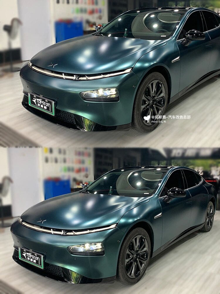 原车黑色改复古色电光宝石绿(电光墨绿) 图片均为实拍无滤镜 	 品牌