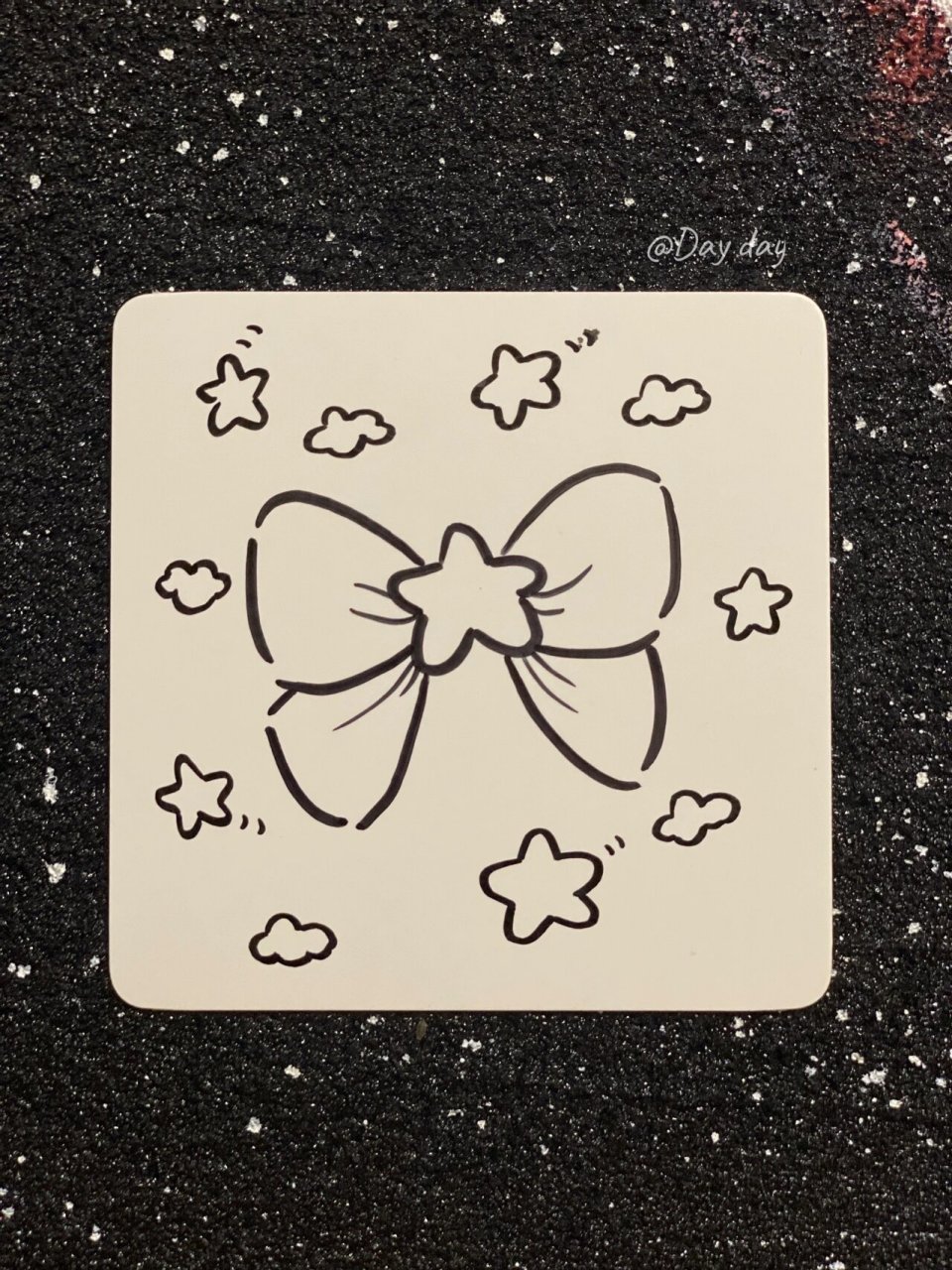 简笔画|这是你喜欢的蝴蝶结🎀吗?