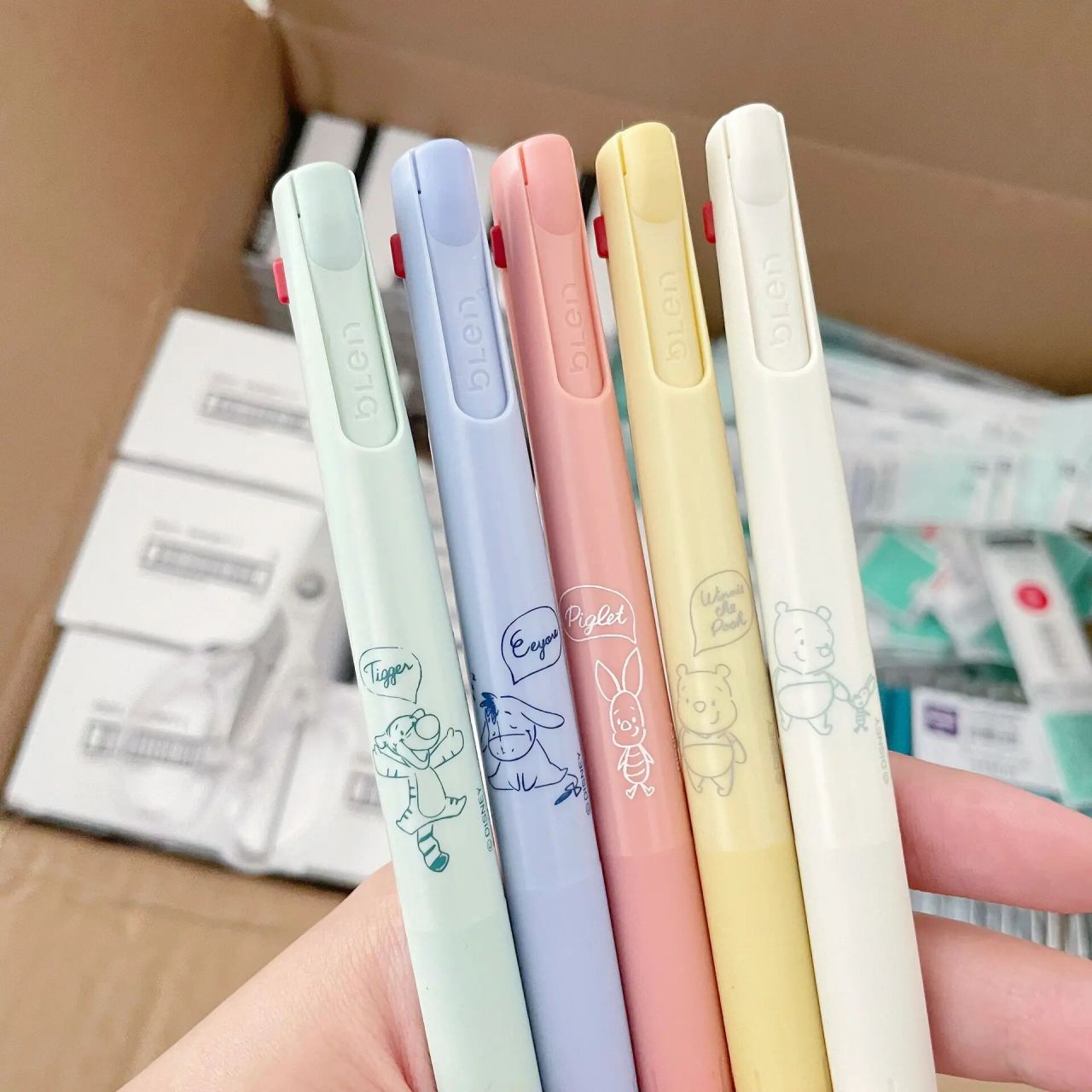 斑马blen迪士尼限定模块笔 哈哈哈哈呆萌版～ 笔杆颜色也很日系温油