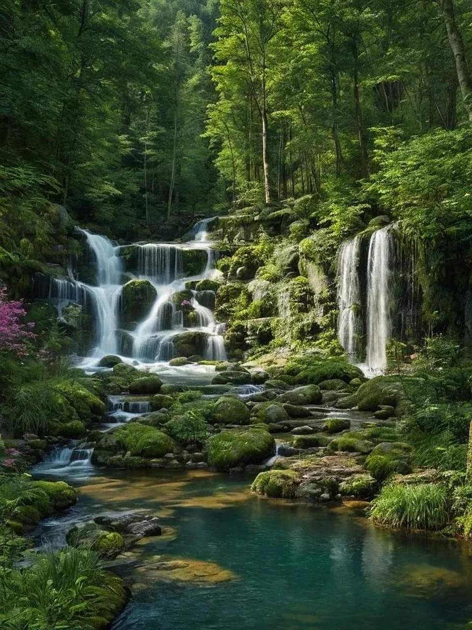 可惜了,有的人只看到瀑布