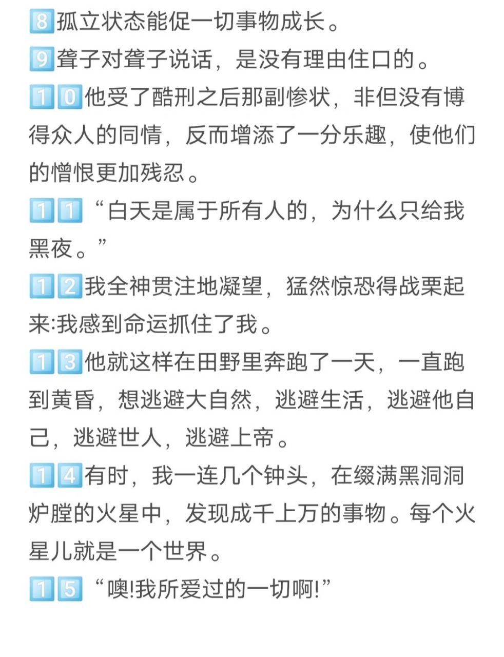 句子摘抄#《巴黎圣母院》 166地面上跳动的火光伴有难以言状的幢幢