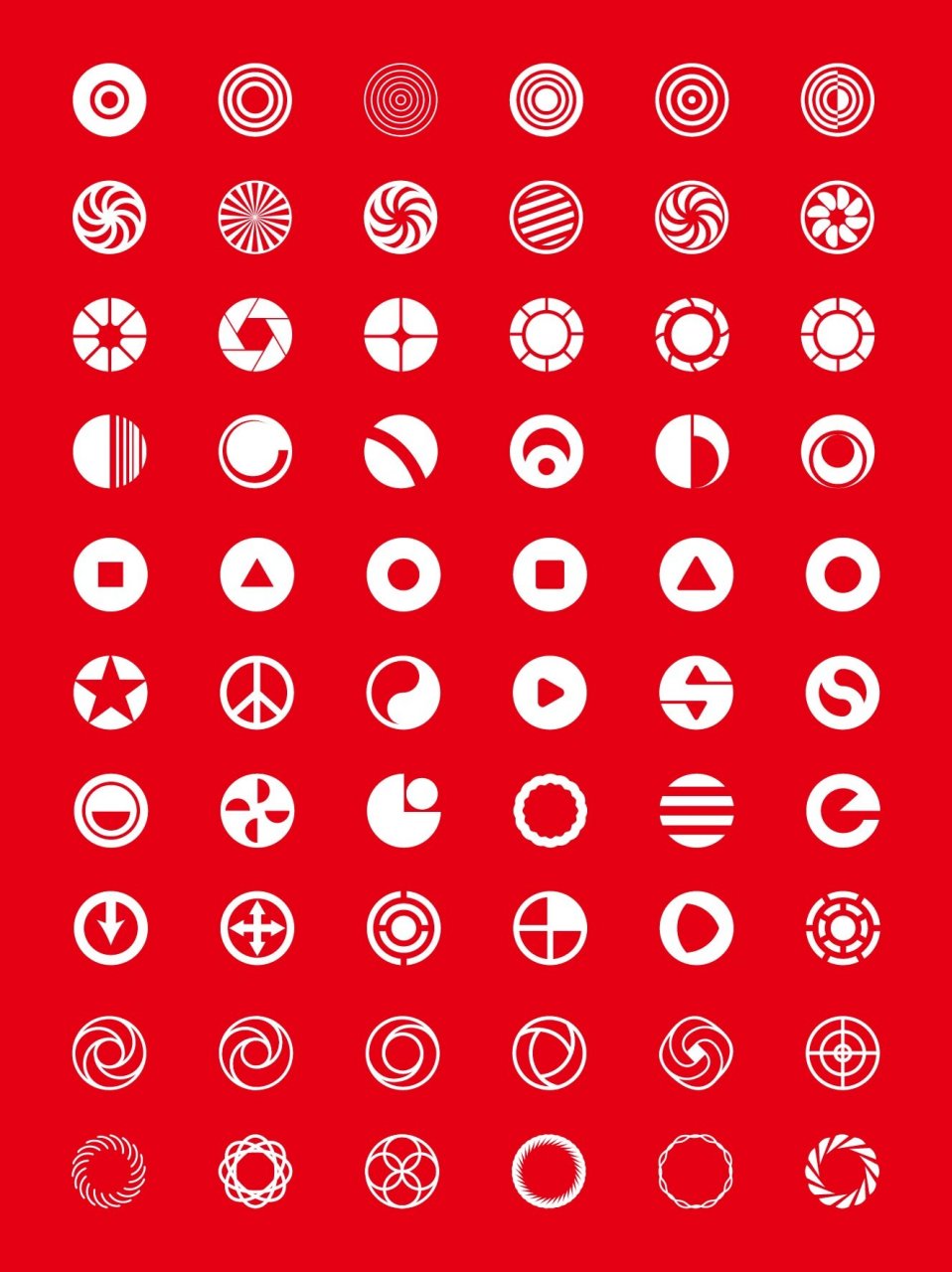 创意抽象圆形logo合集 ogo设计灵感聚集地 & 创意抽象圆形创意灵感!