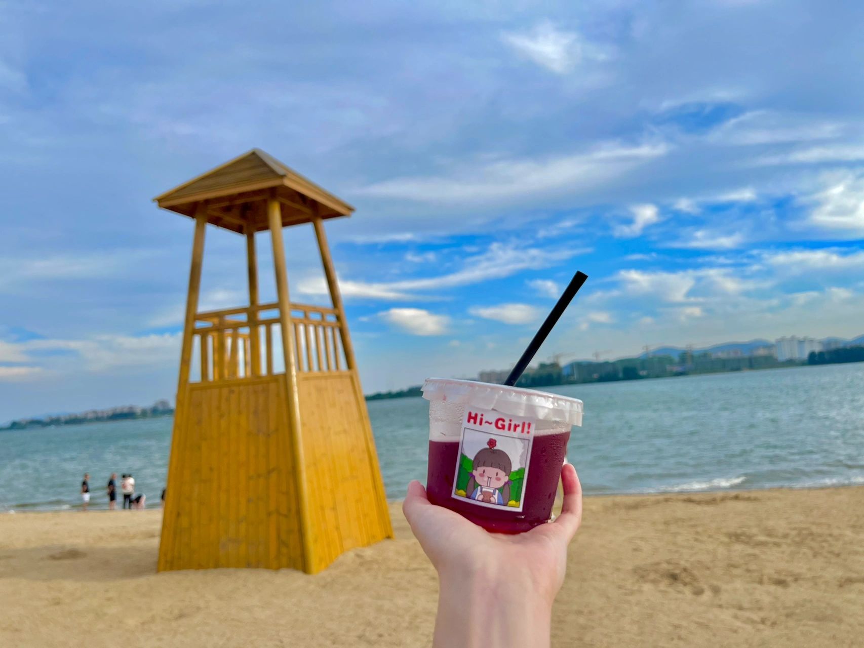 哇～襄阳鱼梁洲小三亚真的名不虚传呀99 不得不说这个小亭子还有瞭