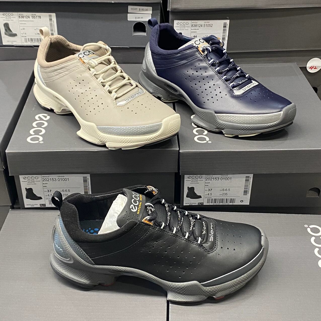 ecco爱步/大经典牛皮防滑运动男鞋健步c强推