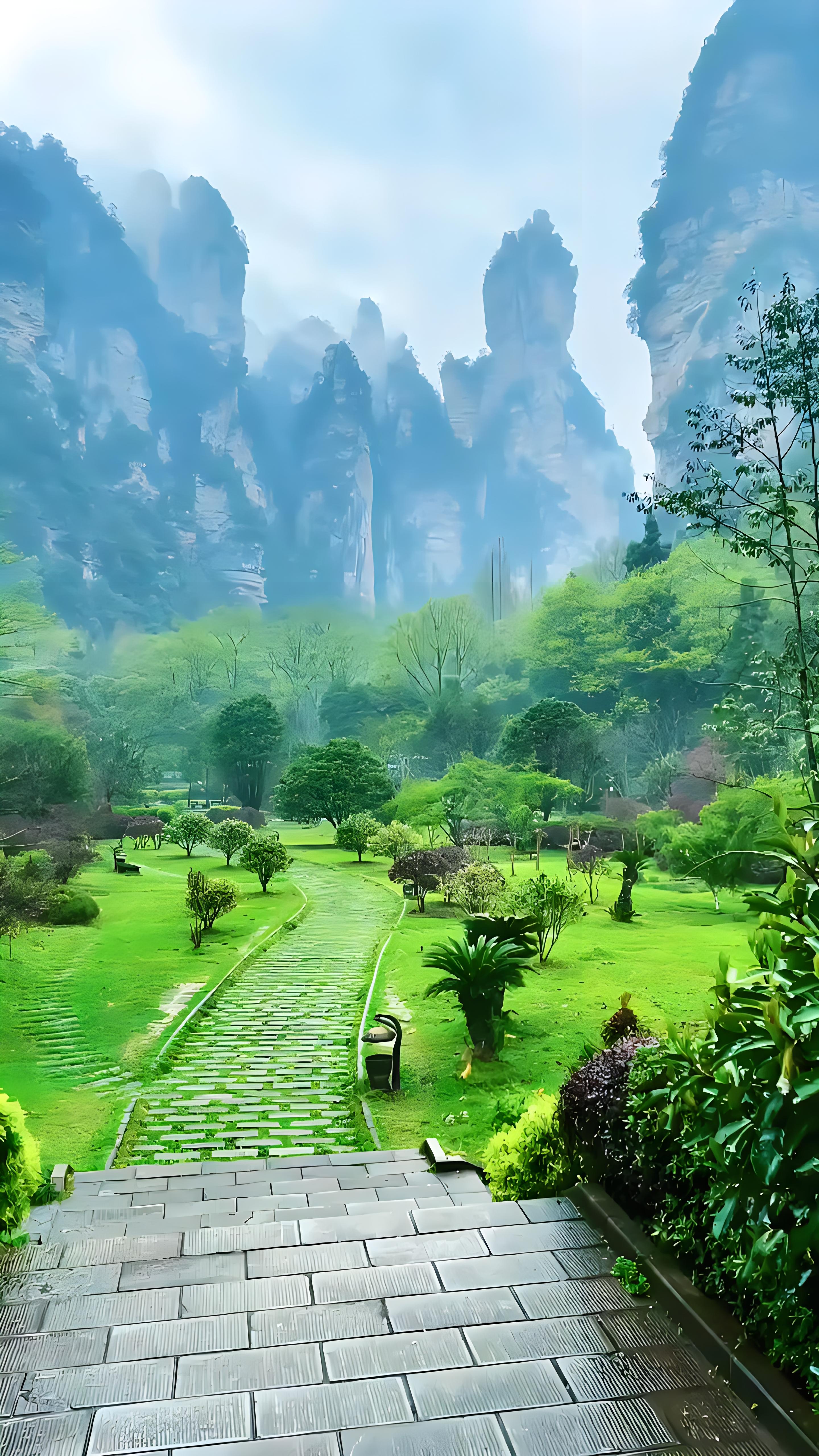 世外桃源人间仙境图片