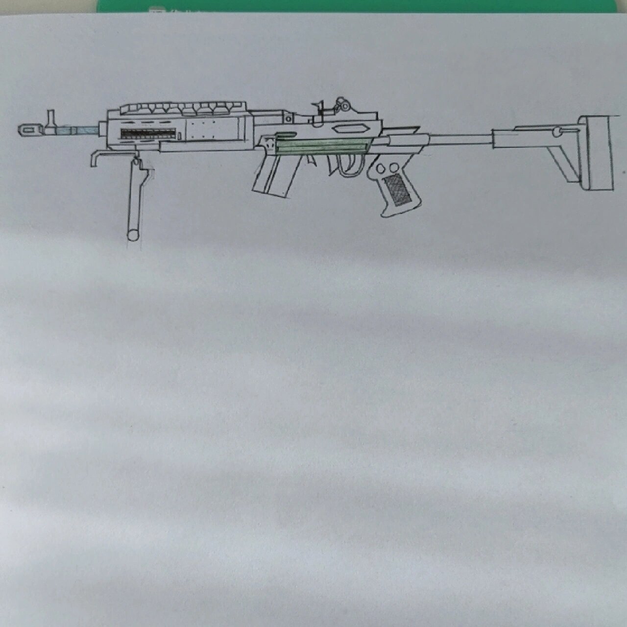 mk14素描图片