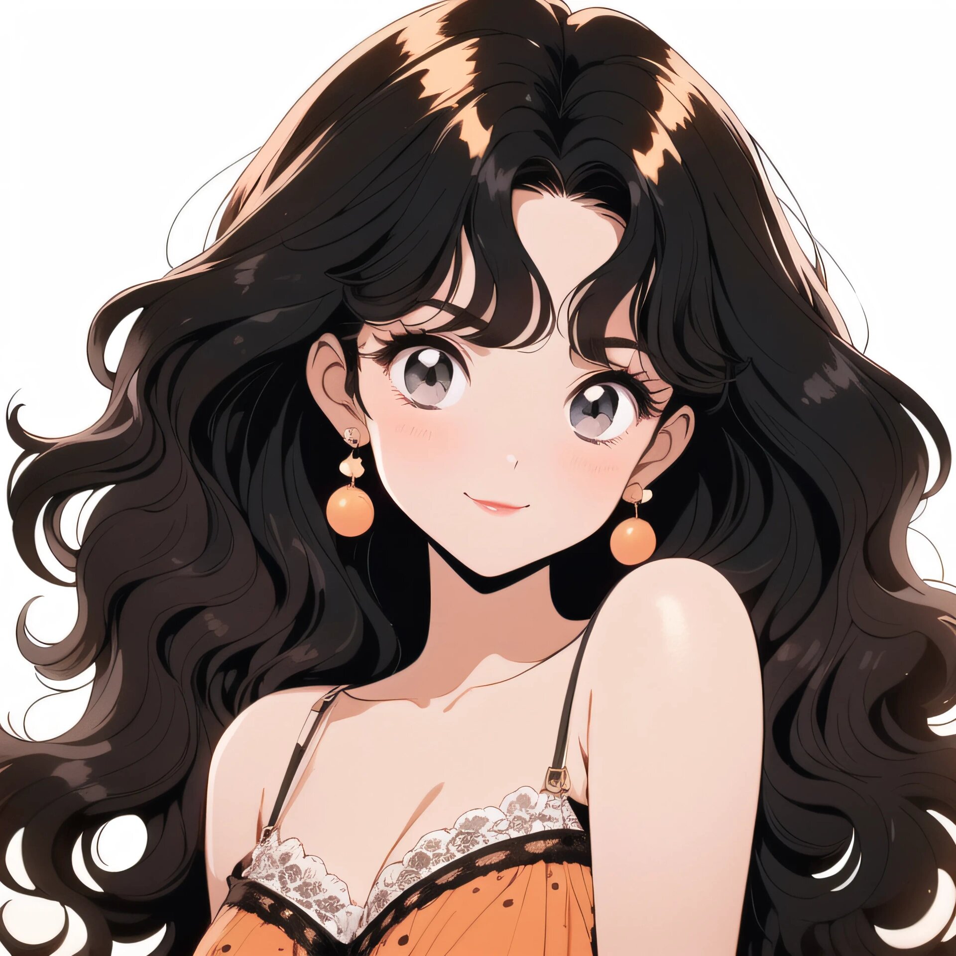 旧漫头像|时髦甜美小姐姐大波浪卷发996901