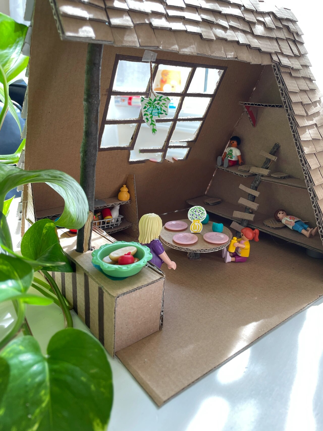 手工|小木屋 初秋时节小木屋的假日时光98940193 	 创意鸣谢