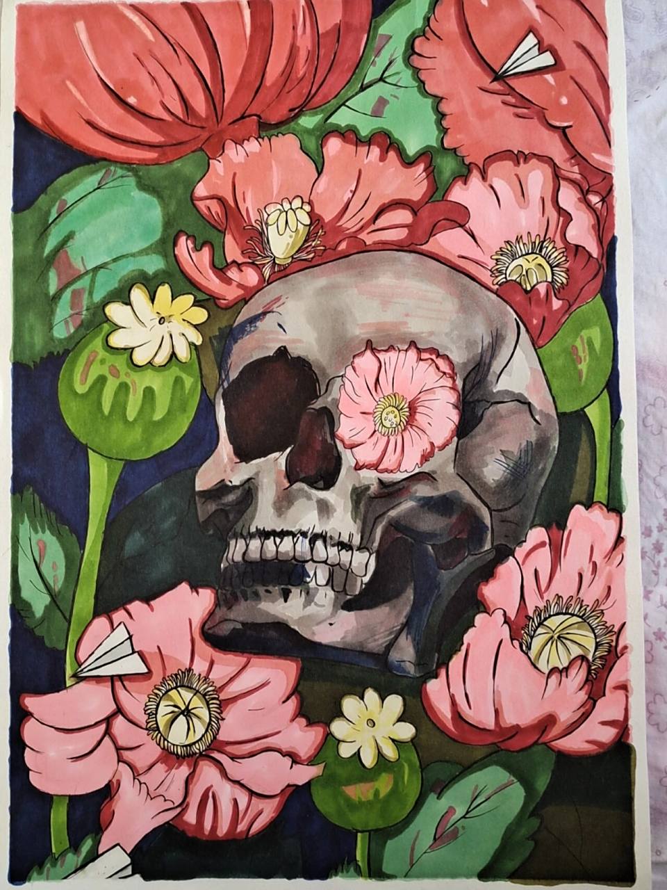 禁毒绘画(可代画) 我在原有的基础上改了一哈 禁毒线稿和步骤,与色号