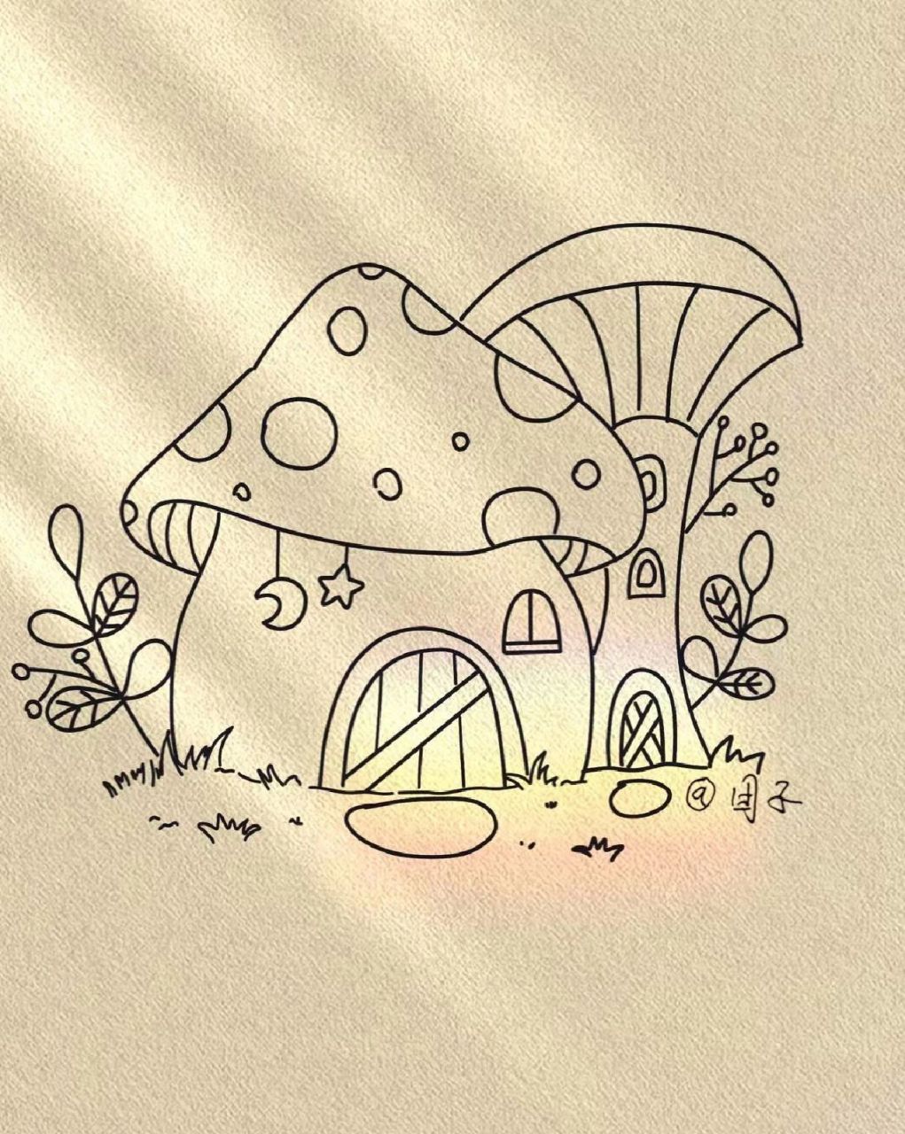 小房子简笔画合集 小房子简笔画合集