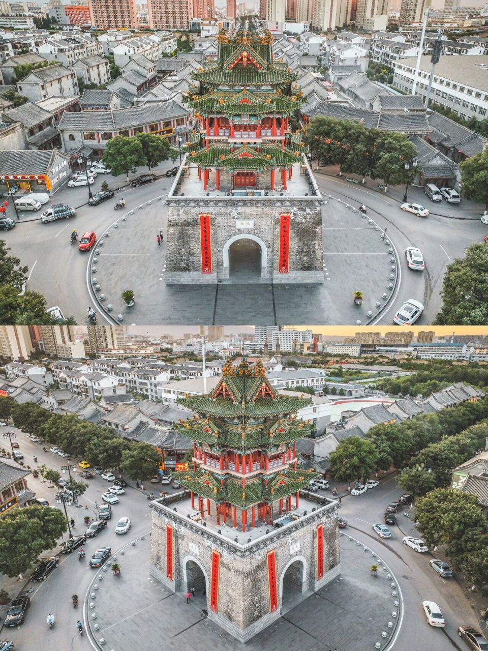 建筑之美|朔州古城文昌阁97 朔州文昌阁位于老城东,南,西,北大街