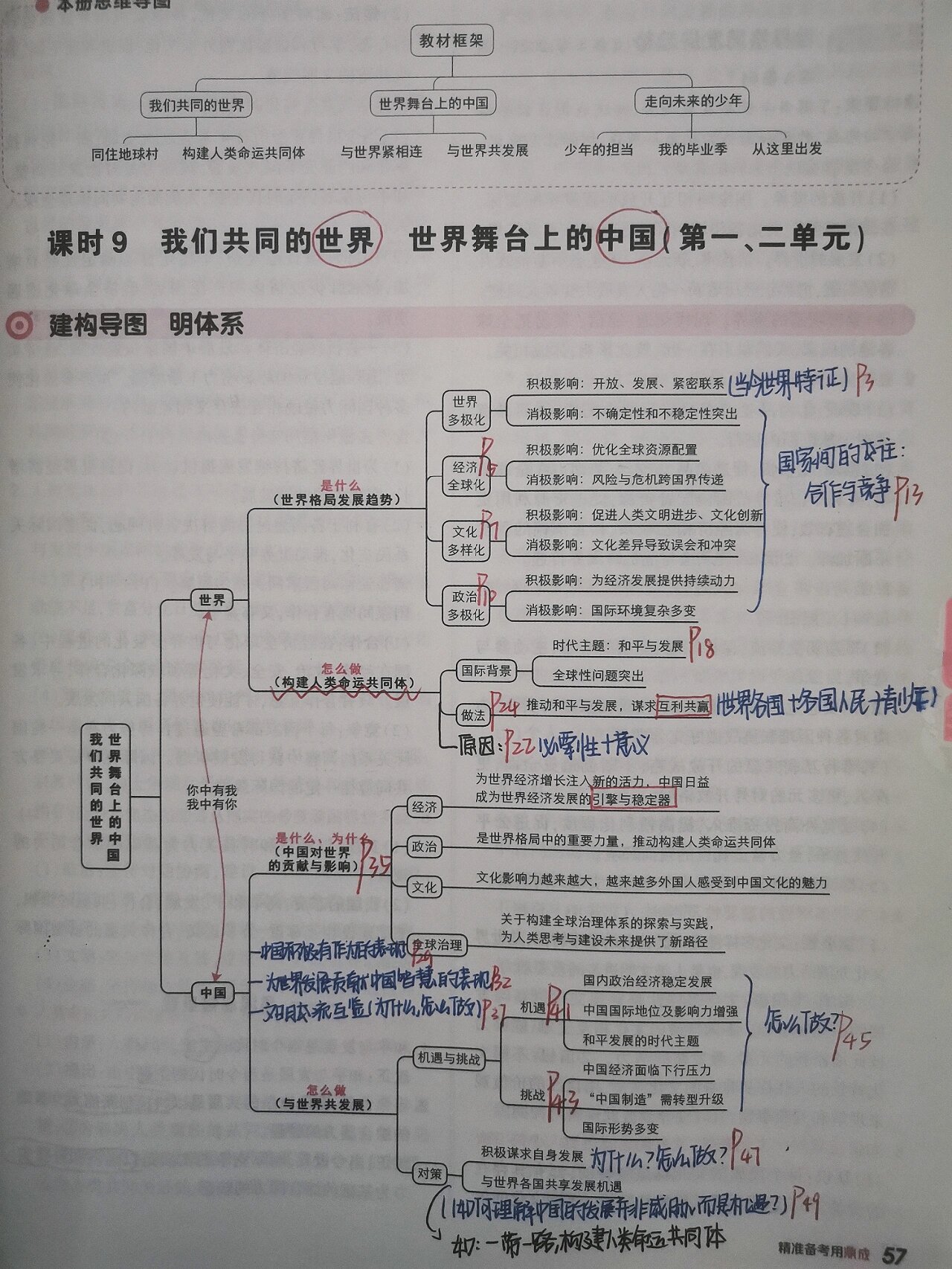 九年级下册政治思维导图