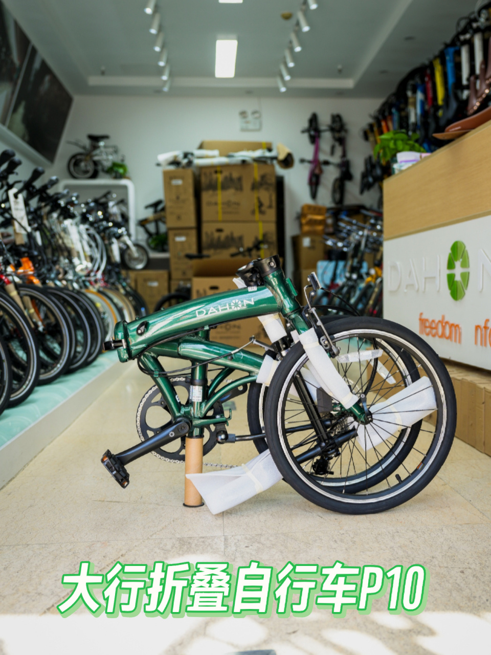 入手一个新玩具 | 大行折叠自行车p10 想着春暖花开的季节骑着自行车