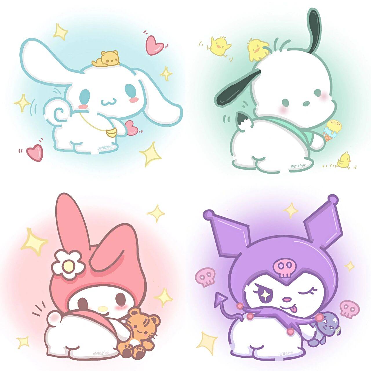 第6弹91三丽鸥闺蜜头像 快拉上你的冤种姐妹一起换起来吧 转载请