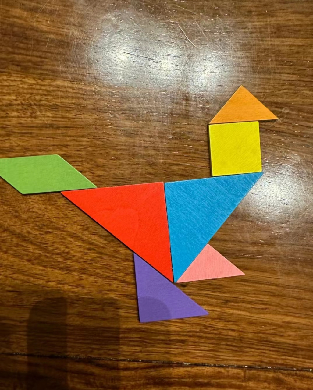 一年级七巧板拼图画作品图片 七巧板是一种既有趣又有益的玩具,可以