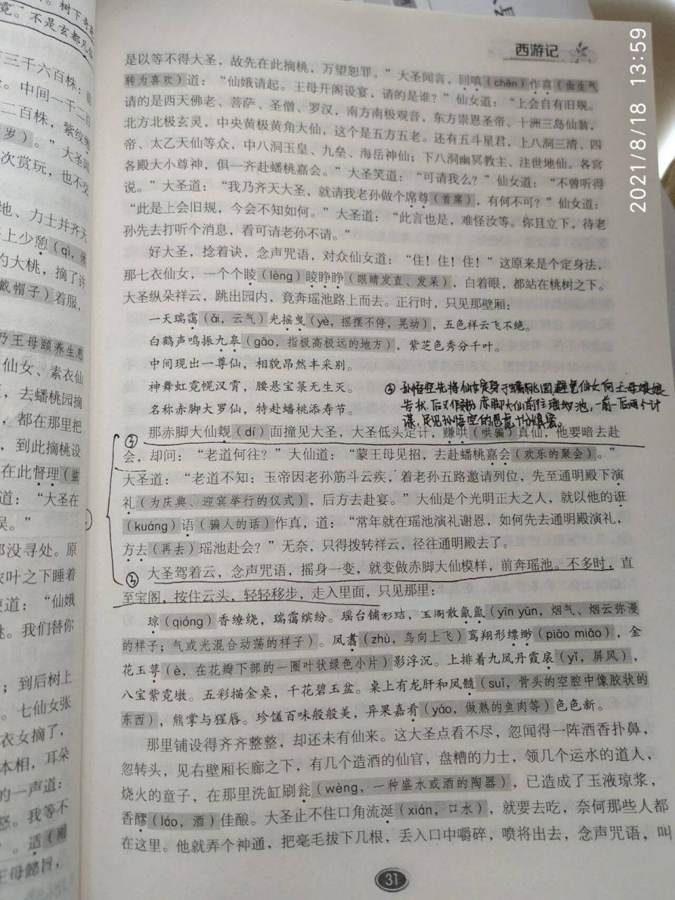 西游记批注第五回图片