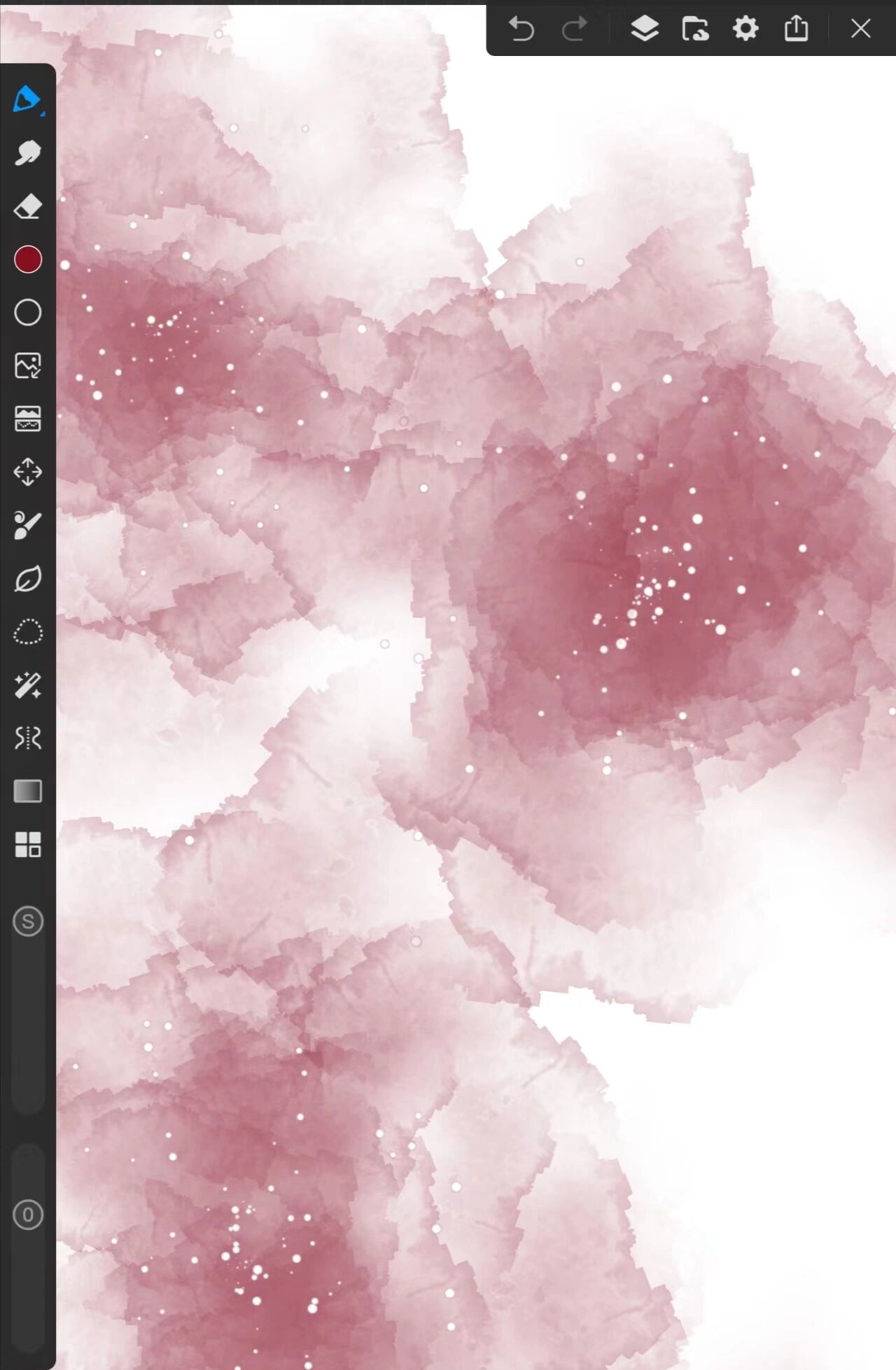 画世界pro水彩褶皱笔刷