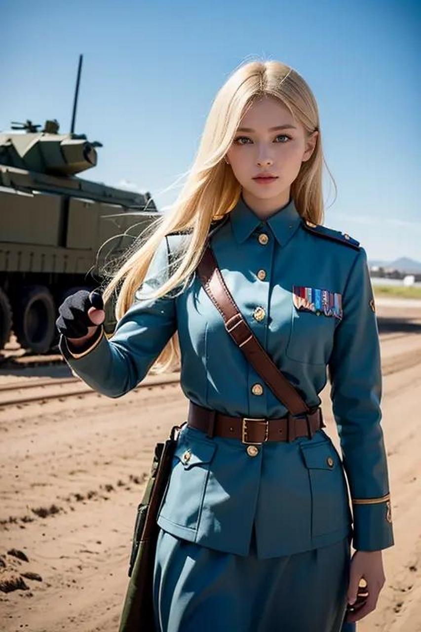 "这群身着军装的女汉子,气质好到让坦克都害羞,金发蓝眼睛的俄罗斯