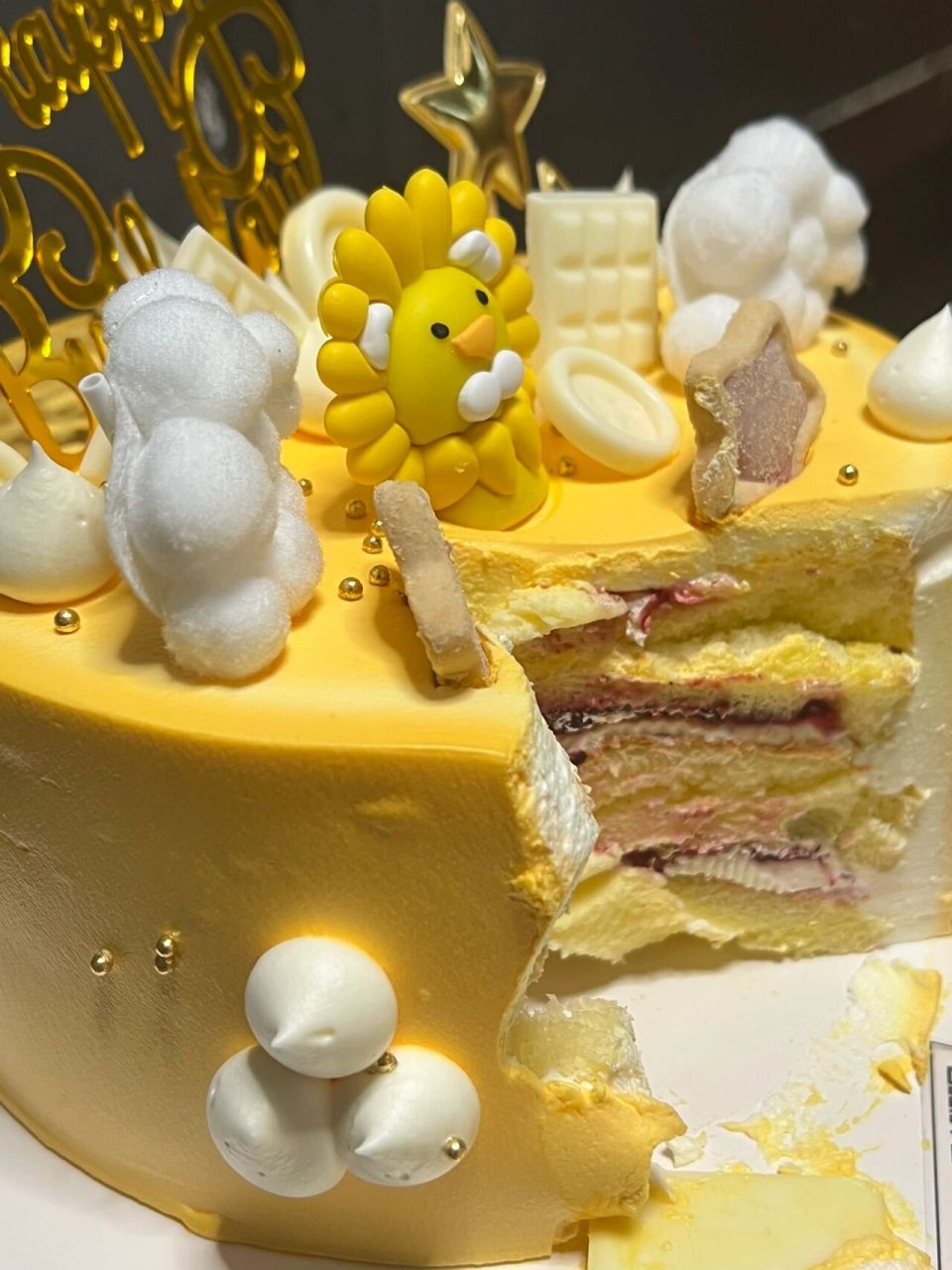 严浩翔生日蛋糕 这次没有翻车05